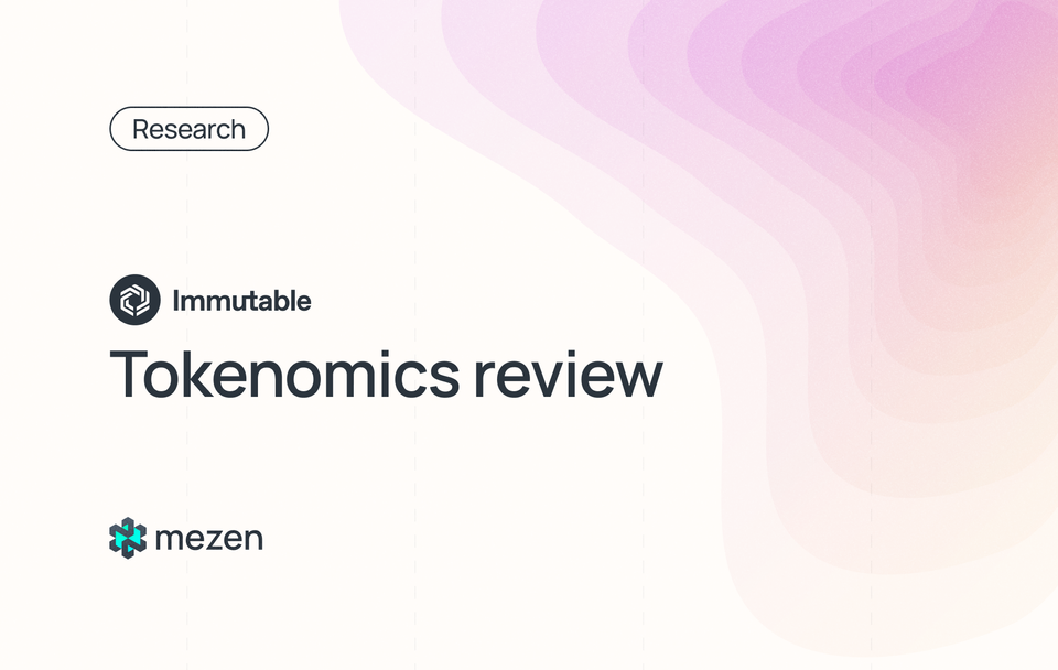 Tokenomics review: Immutable