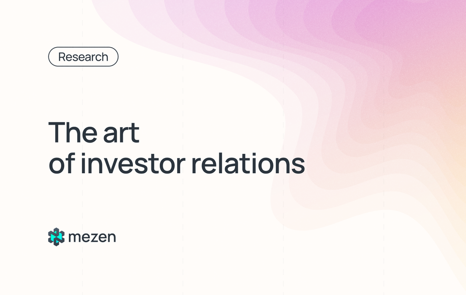 The art of investor relations