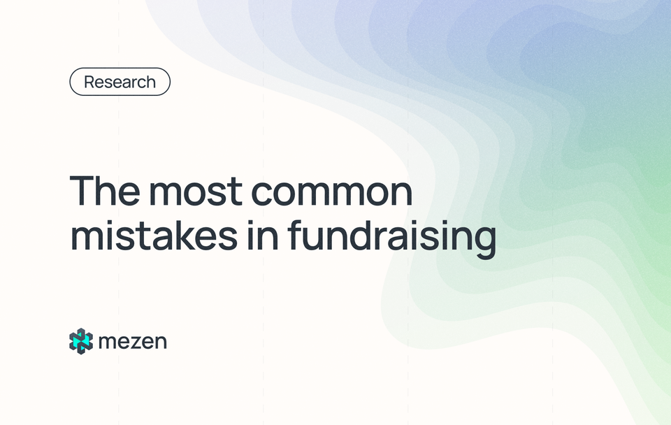 The most common mistakes in fundraising